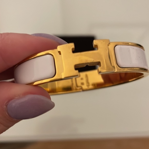 White Hermes bracelet
